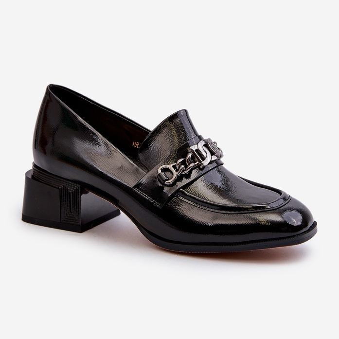 Lacklederpumps Schwarz S.Barski MR38-960 1