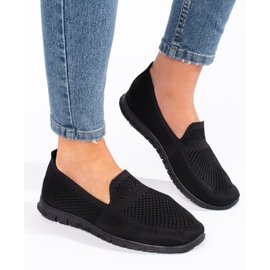 Slip-on-Sneaker, schwarz 1