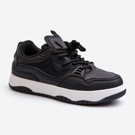 Damen-Plateau-Sneaker in Schwarz von Etnaria 2