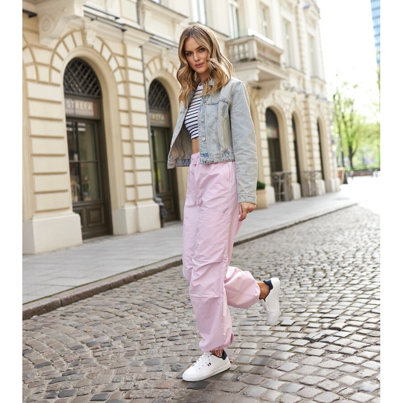 Weiße Gioya-Sneaker aus Öko-Leder 2