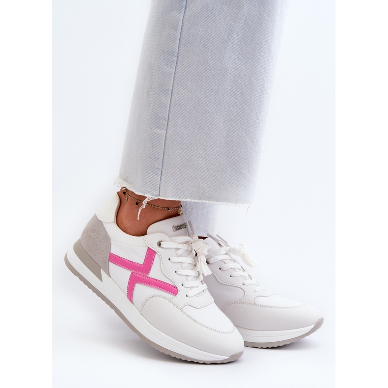 Damen-Plateau-Sneaker INBLU IN000362 Weiß 2