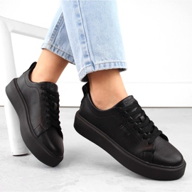 Schwarze Plateau-Sportschuhe Big Star NN274320 1