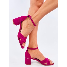 Damen-Sandalen mit hohen Absätzen Sabines Fuchsia rosa 2