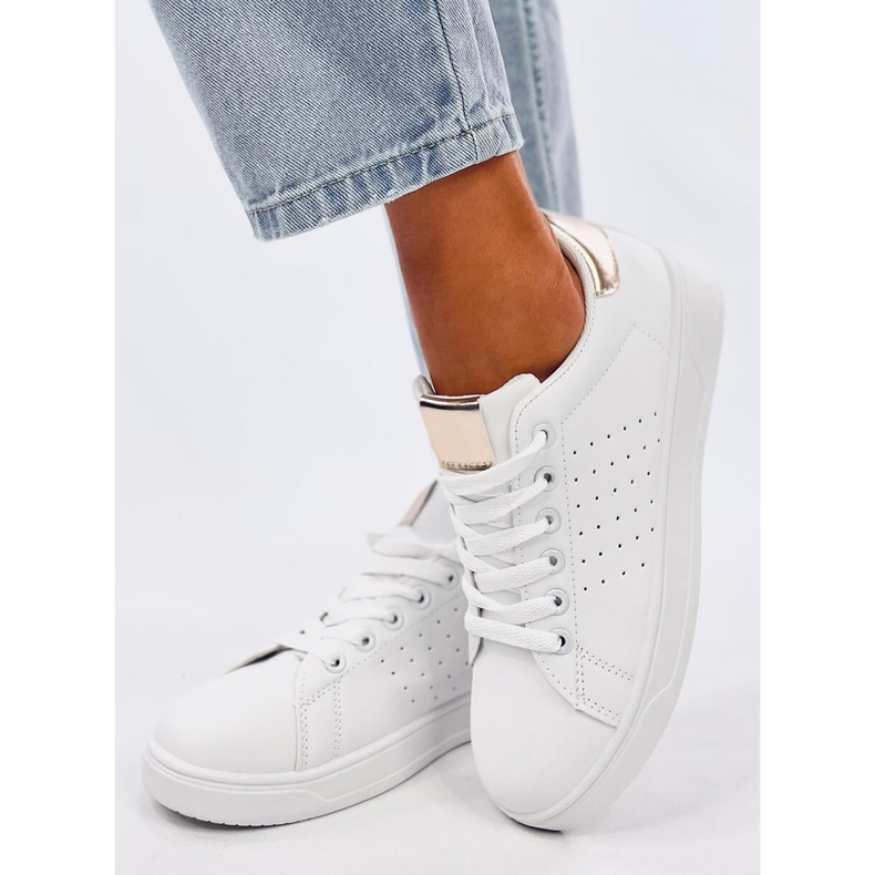 Helary WEISS/GOLD Damen-Sneaker weiß 2