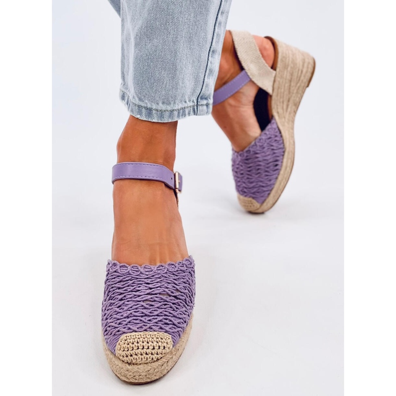 Morelli LT.PURPLE Espadrille-Keilsandalen lila 1