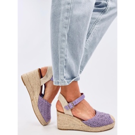 Morelli LT.PURPLE Espadrille-Keilsandalen lila 2