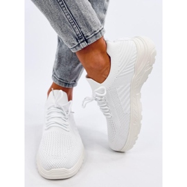 Jaussa Weiße Socken-Sportschuhe 1