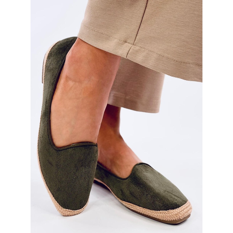 Ballot Olive Damen-Espadrilles grün 1