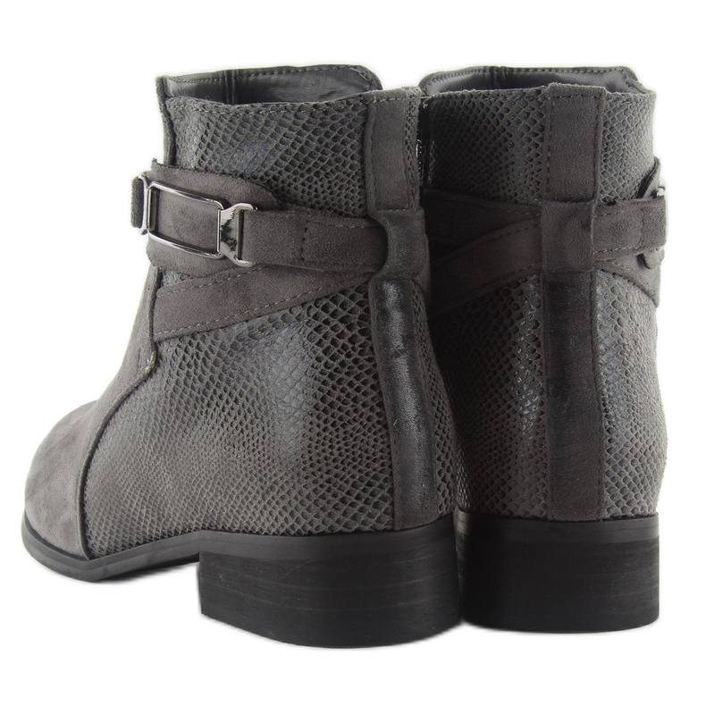 Stiefel Jodhpurstiefelette W148 grau 2