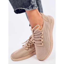 Guelfi Khaki Socken-Sportschuhe beige 2