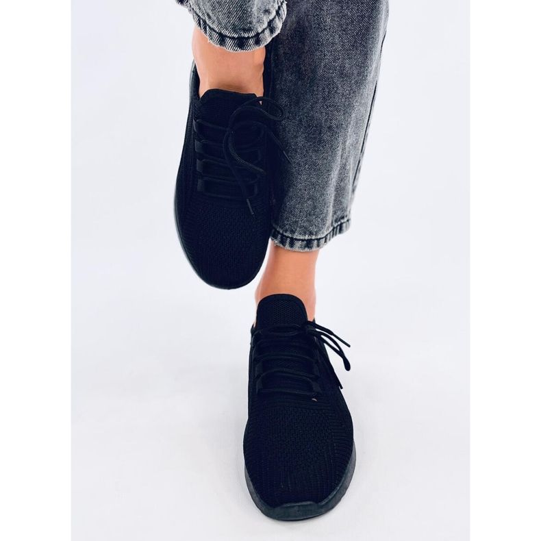 Guelfi Schwarze Socken-Sportschuhe 1