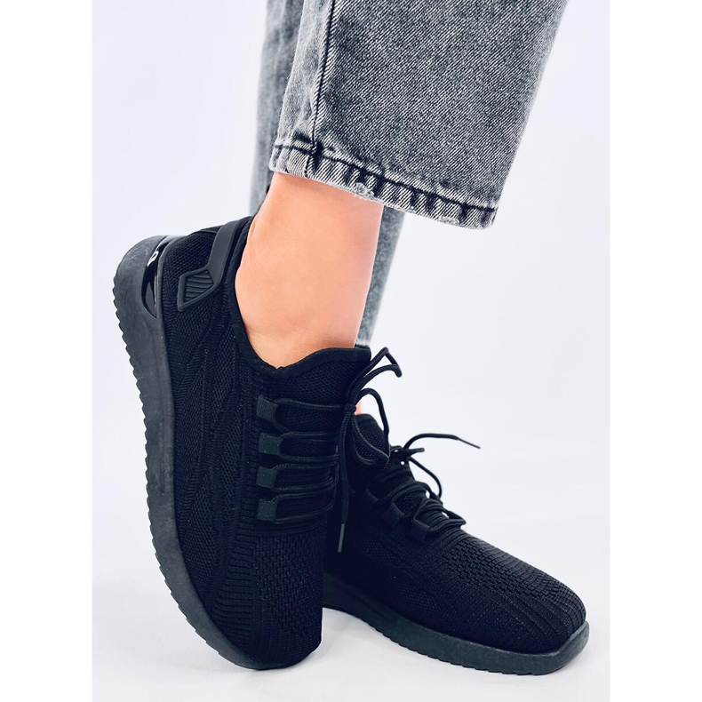 Guelfi Schwarze Socken-Sportschuhe 2