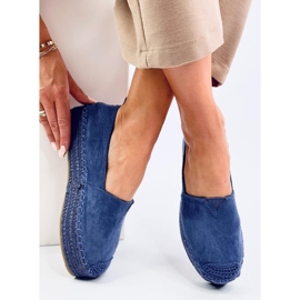 Poulain Blue Espadrilles mit dicker Sohle blau 1