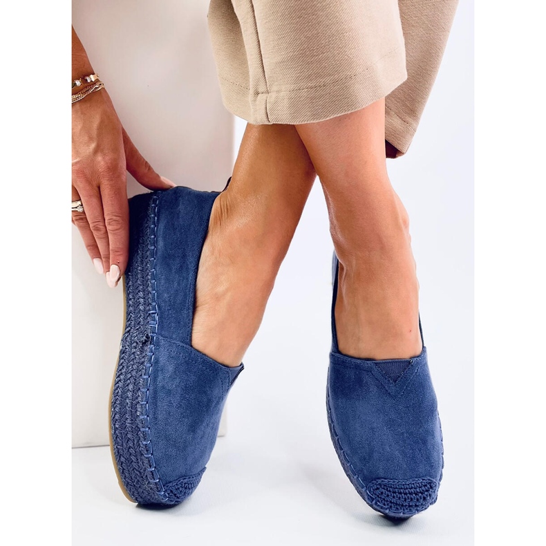 Poulain Blue Espadrilles mit dicker Sohle blau 1