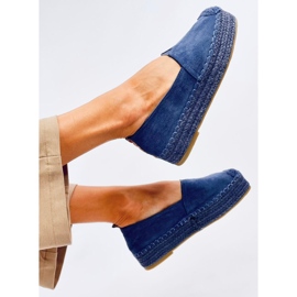 Poulain Blue Espadrilles mit dicker Sohle blau 2