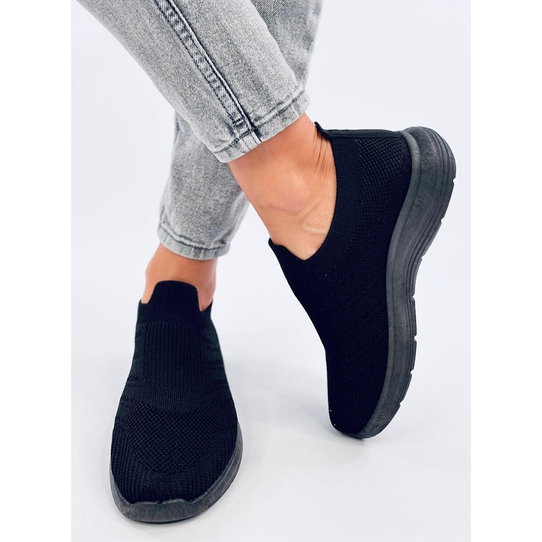 Groppi Allblack Slip-On-Sockenschuhe schwarz 2