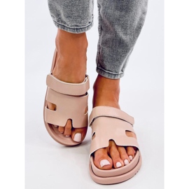 Tawny Beige Damenhausschuhe 1