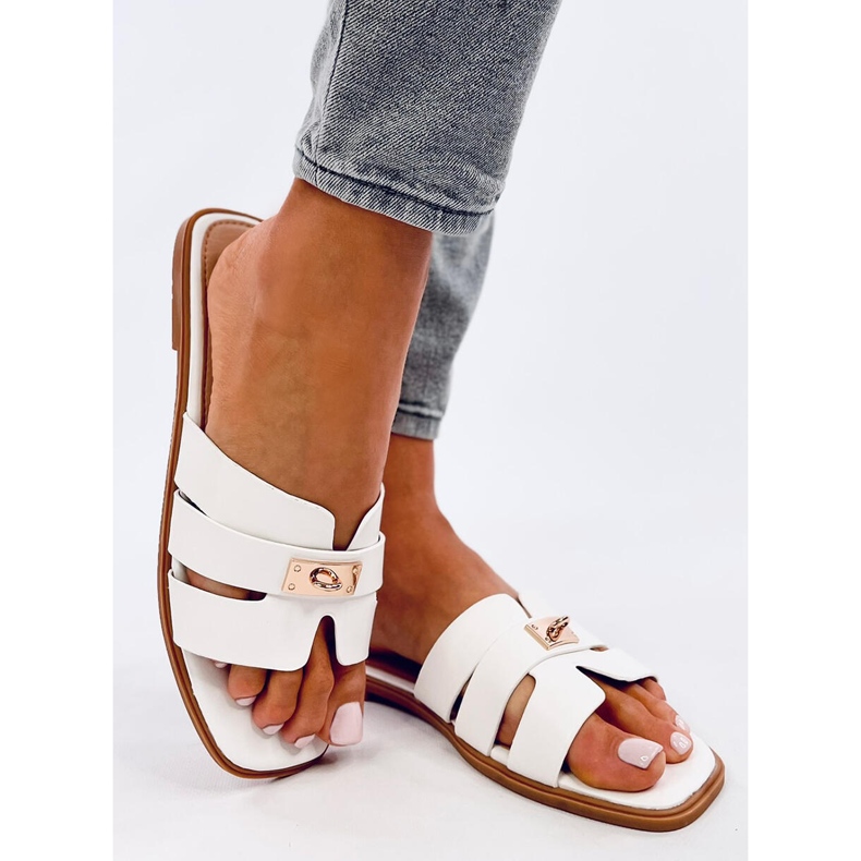 Daudi Weiße Damen-Flip-Flops 2