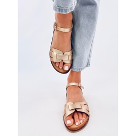 Capilla Gold Damensandalen golden 1