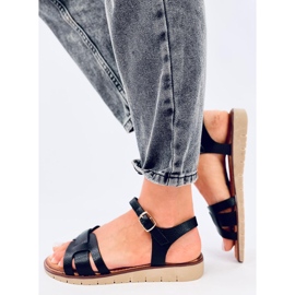 Capilla Schwarze Damensandalen 2