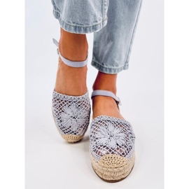 Premat Lila durchbrochene Espadrille-Sandalen 1