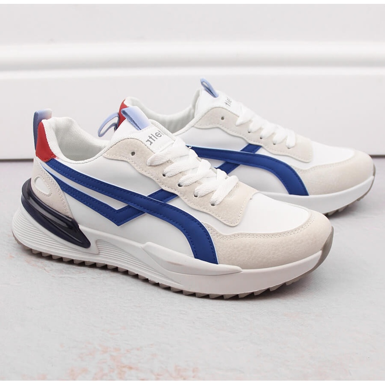 Weiße Herren-Schnürsportschuhe Atletico 23721 1