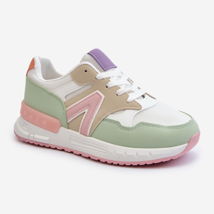 Damen-Sneaker aus mehrfarbigem Öko-Leder von Vinelli 1