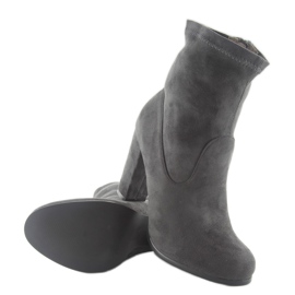 Herbst High Heels A921 grau 2