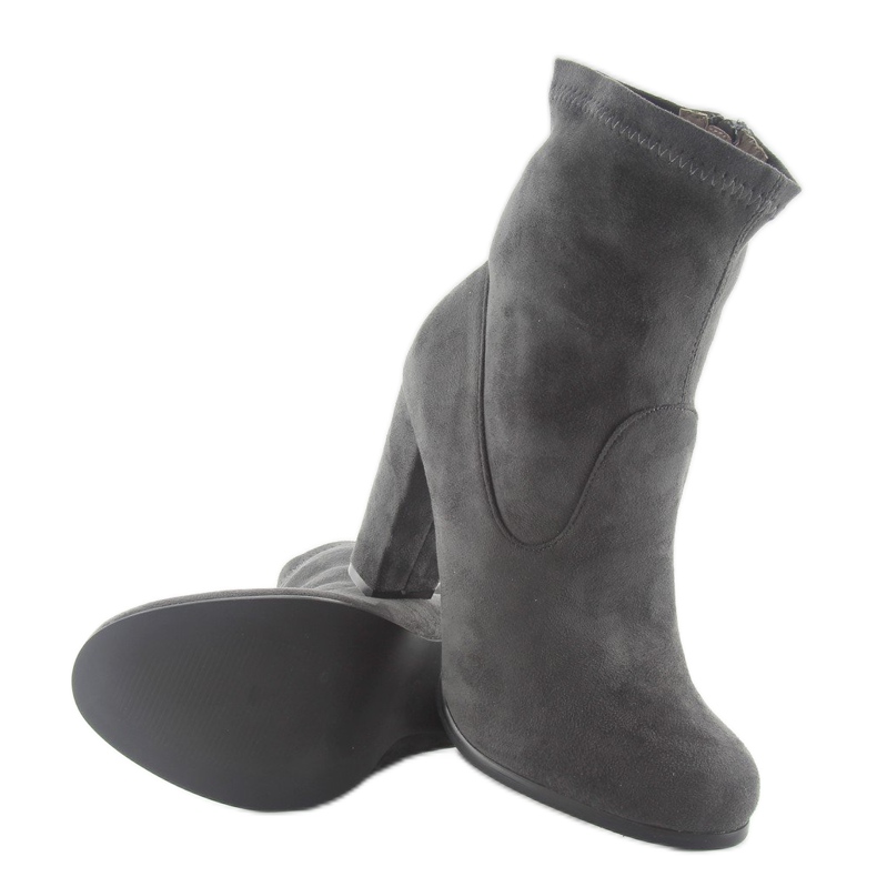 Herbst High Heels A921 grau 2