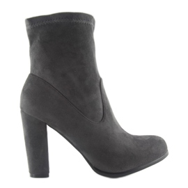 Herbst High Heels A921 grau 1