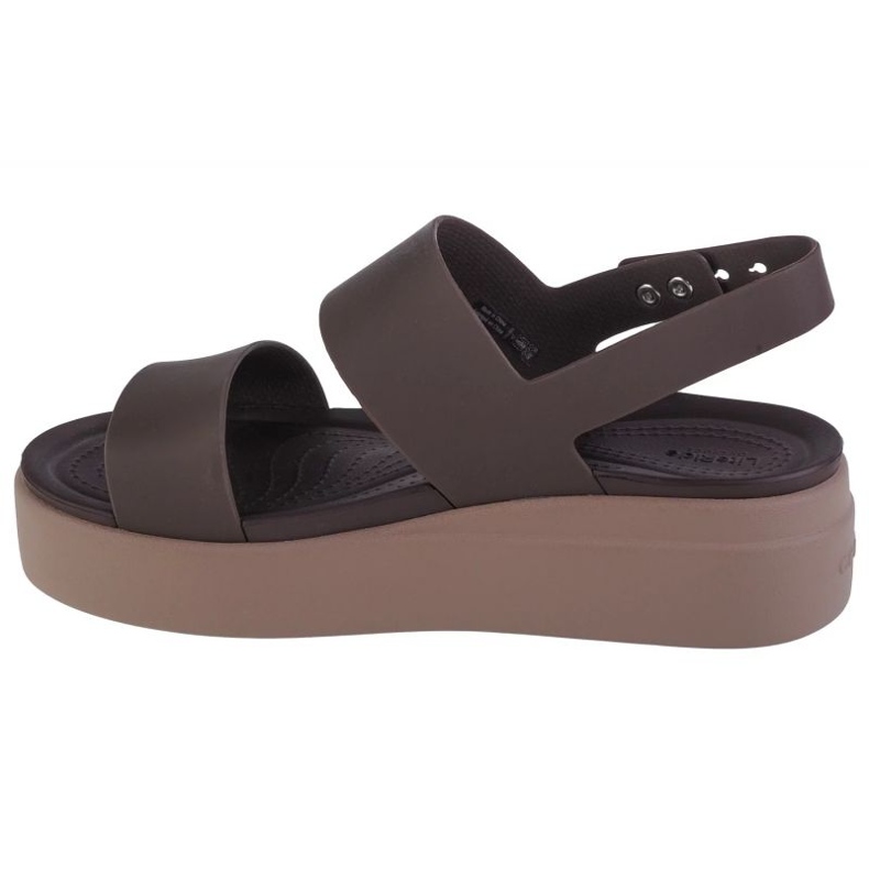 Crocs Brooklyn Low Wedge Sandalen 206453-2ZL braun 1