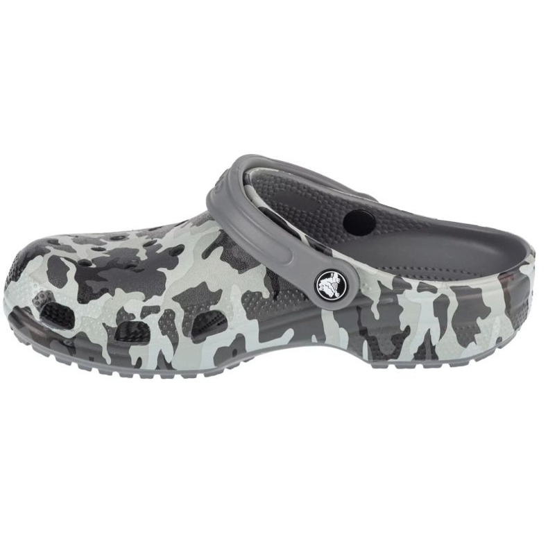 Crocs Classic Spray Camo Kids Clog 207594-097 Flip-Flops grau 1
