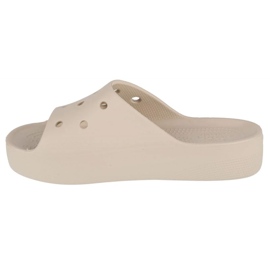 Crocs Classic Platform Slide 208180-2Y2 Flip-Flops beige 1