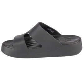Crocs Gataway Platform H-Strap 209409-001 Flip-Flops schwarz 1