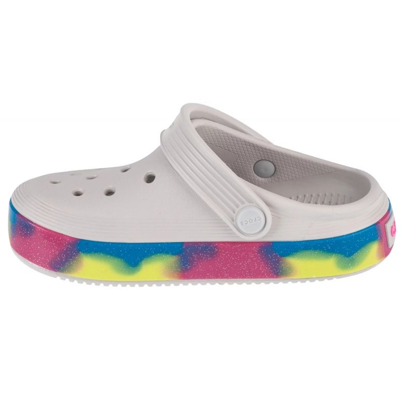Crocs Off Court Glitter Band Kids Clog 209714-1FS Flip-Flops weiß 1