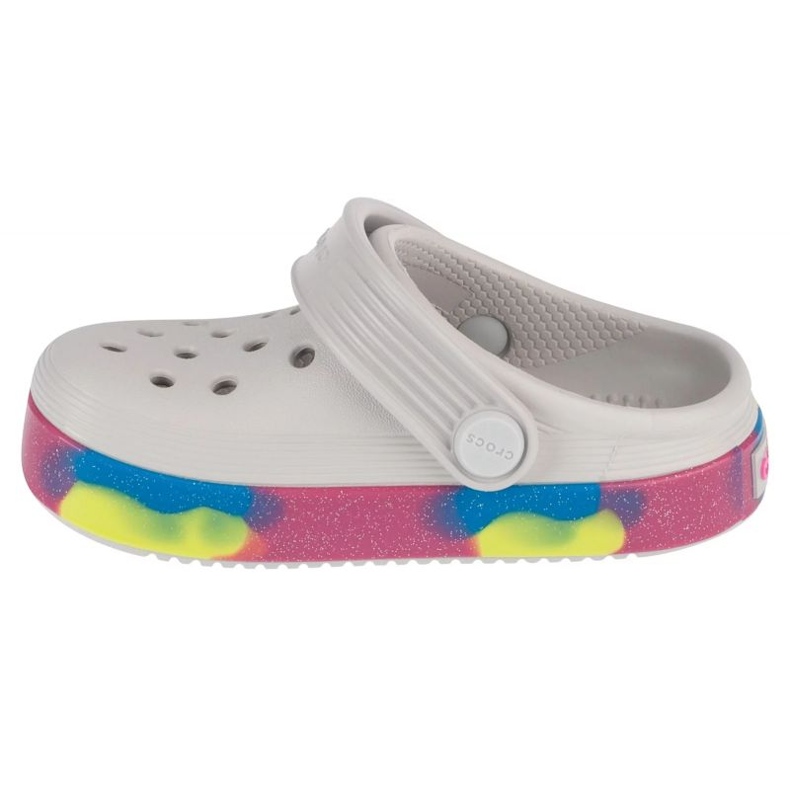 Crocs Off Court Glitter Band Clog T 209717-1FS Flip-Flops weiß 1