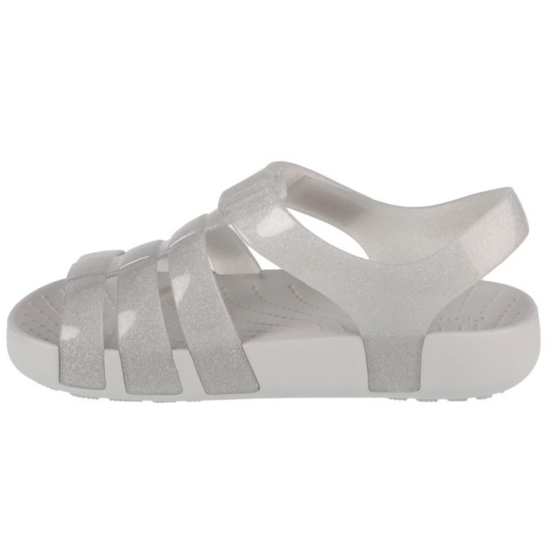 Crocs Isabella Glitter Kinder Sandale 209836-0IC farblos 1