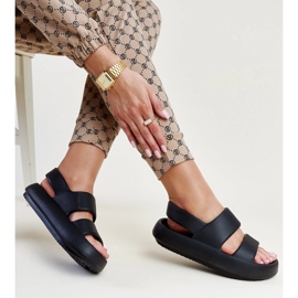 Schwarze Attiana-Sandalen 1