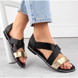 Damen-Slipper schwarz Jezzi 3882 1