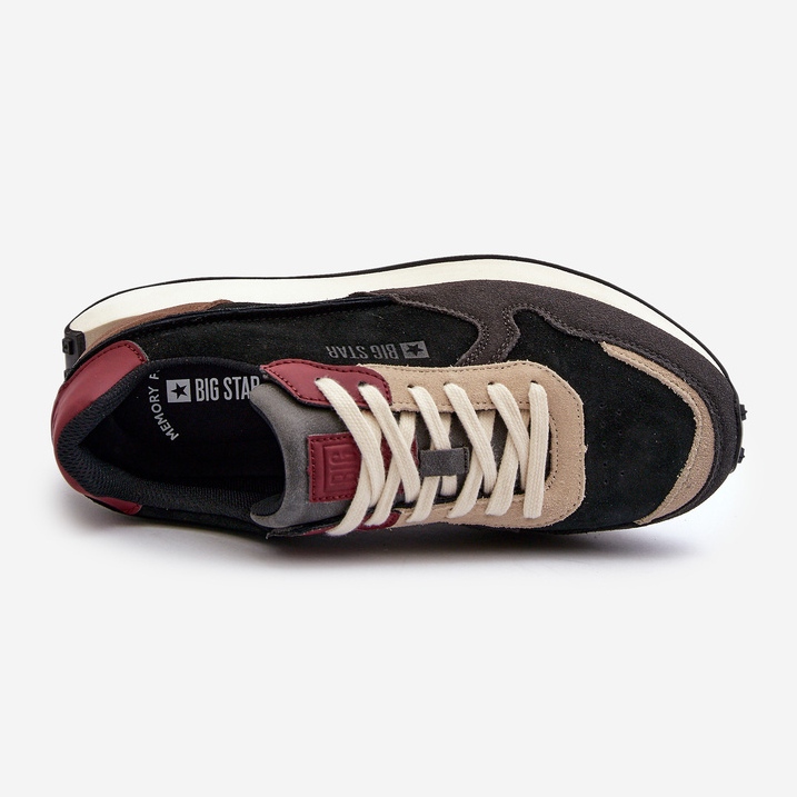 Herren-Sneaker Memory Foam System Big Star NN174357 Schwarz 1