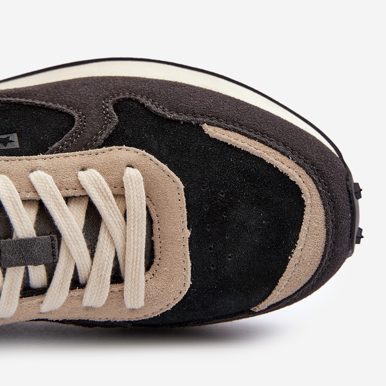 Herren-Sneaker Memory Foam System Big Star NN174357 Schwarz 2