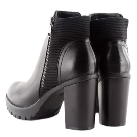 Stiefel mit hohen absätzen dd35p schwarz 2