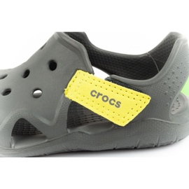 Crocs Swiftwater 204021-08I Schaumstoffsandalen grün 1