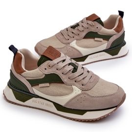 Herren-Sneaker Memory Foam System Big Star NN174349 Beige 4