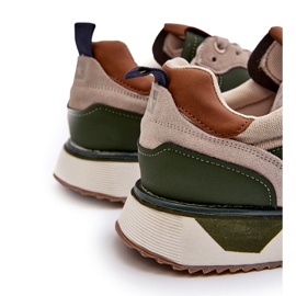 Herren-Sneaker Memory Foam System Big Star NN174349 Beige 3