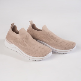 Puderfarbene Damen-Fitnessschuhe rosa 1