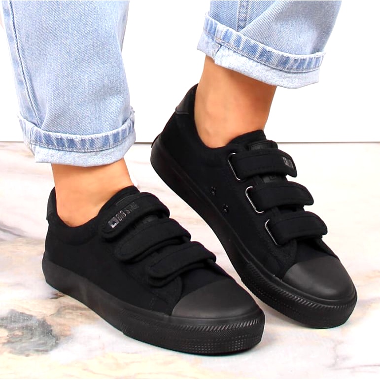 Big Star INT1842D Klett-Sneaker, schwarz 4