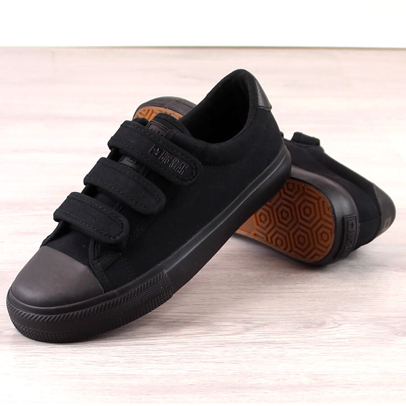 Big Star INT1842D Klett-Sneaker, schwarz 2