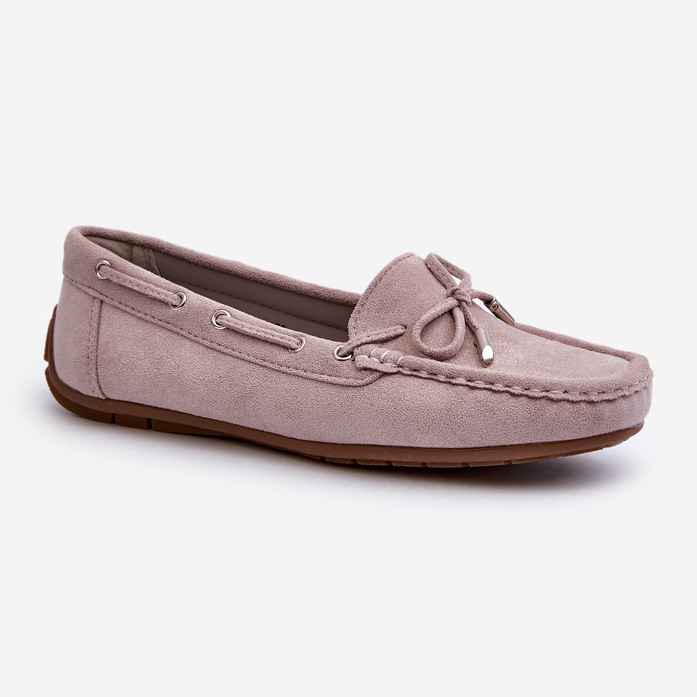 Wildleder-Mokassins für Damen, Lila, Si Passione 1