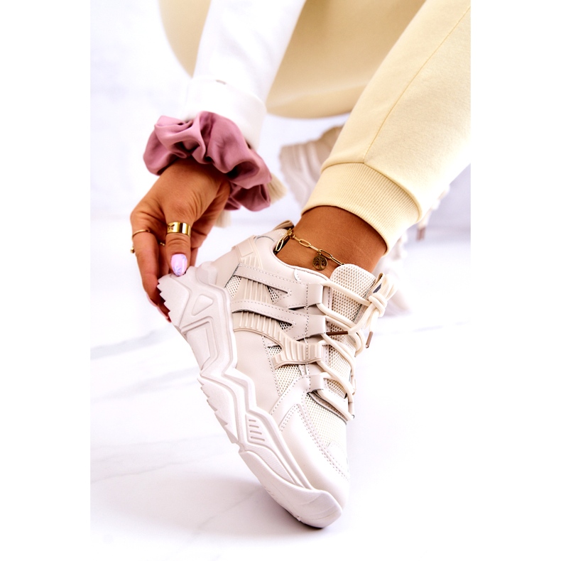 News Damen Sportschuhe Sneakers Beige 3